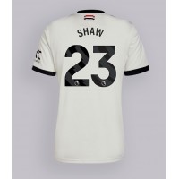 Camiseta Manchester United Luke Shaw #23 Tercera Equipación 2024-25 manga corta